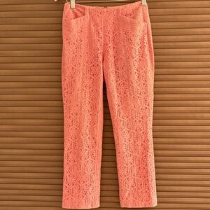 Corey Lynn Calter Coral Lace Pants